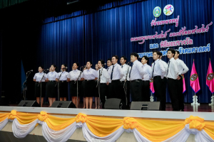 คณะมนุษยศาสตร์ฯ มรภ.เทพสตรี จัดประกวดร้องเพลงหมู่ และพิธีมอบรางวัลเพชรมนุษยศาสตร์และสังคมศาสตร์