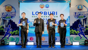 มรภ.เทพสตรี ร่วมงานแถลงข่าวการแข่งขันวิ่ง ลพบุรีฮาล์ฟมาราธอน 2026 ยกระดับลพบุรีสู่เมืองท่องเที่ยวเชิงกีฬา