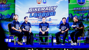มรภ.เทพสตรี ร่วมการแถลงข่าว Bike Rally-Tour of Lopburi 2026 ปักหมุดอ่างเก็บน้ำซับเหล็ก ลุยท่องเที่ยวเชิงกีฬา
