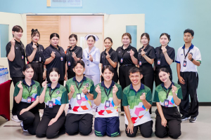 กองพัฒนานักศึกษา สนอ. มรภ.เทพสตรี จัดอบรมปฐมพยาบาลและ CPR เสริมทักษะช่วยชีวิตขั้นพื้นฐานให้นักศึกษา