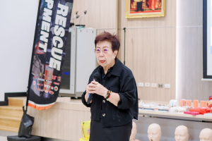 กองพัฒนานักศึกษา สนอ. มรภ.เทพสตรี จัดอบรมปฐมพยาบาลและ CPR เสริมทักษะช่วยชีวิตขั้นพื้นฐานให้นักศึกษา