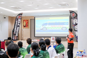 กองพัฒนานักศึกษา สนอ. มรภ.เทพสตรี จัดอบรมปฐมพยาบาลและ CPR เสริมทักษะช่วยชีวิตขั้นพื้นฐานให้นักศึกษา
