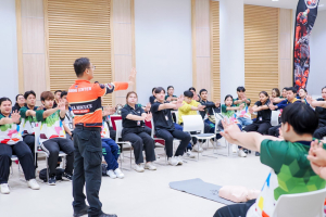 กองพัฒนานักศึกษา สนอ. มรภ.เทพสตรี จัดอบรมปฐมพยาบาลและ CPR เสริมทักษะช่วยชีวิตขั้นพื้นฐานให้นักศึกษา