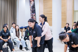 กองพัฒนานักศึกษา สนอ. มรภ.เทพสตรี จัดอบรมปฐมพยาบาลและ CPR เสริมทักษะช่วยชีวิตขั้นพื้นฐานให้นักศึกษา