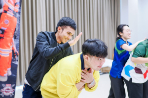 กองพัฒนานักศึกษา สนอ. มรภ.เทพสตรี จัดอบรมปฐมพยาบาลและ CPR เสริมทักษะช่วยชีวิตขั้นพื้นฐานให้นักศึกษา