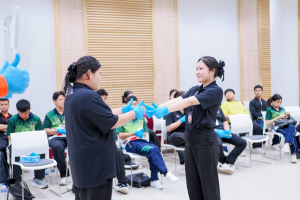 กองพัฒนานักศึกษา สนอ. มรภ.เทพสตรี จัดอบรมปฐมพยาบาลและ CPR เสริมทักษะช่วยชีวิตขั้นพื้นฐานให้นักศึกษา