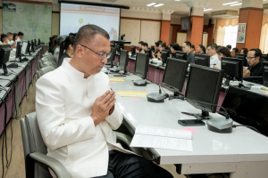 มรภ.เทพสตรี ร่วมกิจกรรม เข้าพรรษา เข้าหาธรรม เสริมสร้างคุณธรรม จริยธรรม ร่วมกับจังหวัดลพบุรี