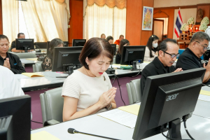 มรภ.เทพสตรี ร่วมกิจกรรม เข้าพรรษา เข้าหาธรรม เสริมสร้างคุณธรรม จริยธรรม ร่วมกับจังหวัดลพบุรี
