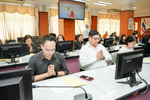 มรภ.เทพสตรี ร่วมกิจกรรม เข้าพรรษา เข้าหาธรรม เสริมสร้างคุณธรรม จริยธรรม ร่วมกับจังหวัดลพบุรี