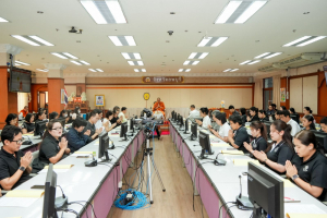 มรภ.เทพสตรี ร่วมกิจกรรม เข้าพรรษา เข้าหาธรรม เสริมสร้างคุณธรรม จริยธรรม ร่วมกับจังหวัดลพบุรี