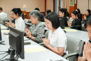มรภ.เทพสตรี ร่วมกิจกรรม เข้าพรรษา เข้าหาธรรม เสริมสร้างคุณธรรม จริยธรรม ร่วมกับจังหวัดลพบุรี