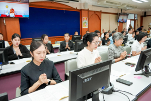 มรภ.เทพสตรี ร่วมกิจกรรม เข้าพรรษา เข้าหาธรรม เสริมสร้างคุณธรรม จริยธรรม ร่วมกับจังหวัดลพบุรี