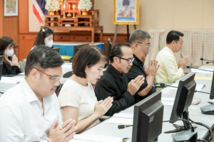 มรภ.เทพสตรี ร่วมกิจกรรม เข้าพรรษา เข้าหาธรรม เสริมสร้างคุณธรรม จริยธรรม ร่วมกับจังหวัดลพบุรี