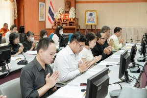 มรภ.เทพสตรี ร่วมกิจกรรม เข้าพรรษา เข้าหาธรรม เสริมสร้างคุณธรรม จริยธรรม ร่วมกับจังหวัดลพบุรี