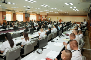 มรภ.เทพสตรี ร่วมกิจกรรม เข้าพรรษา เข้าหาธรรม เสริมสร้างคุณธรรม จริยธรรม ร่วมกับจังหวัดลพบุรี