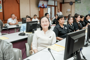มรภ.เทพสตรี ร่วมกิจกรรม เข้าพรรษา เข้าหาธรรม เสริมสร้างคุณธรรม จริยธรรม ร่วมกับจังหวัดลพบุรี