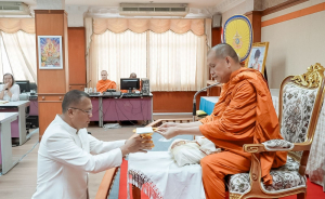 มรภ.เทพสตรี ร่วมกิจกรรม เข้าพรรษา เข้าหาธรรม เสริมสร้างคุณธรรม จริยธรรม ร่วมกับจังหวัดลพบุรี