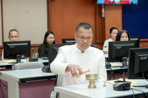 มรภ.เทพสตรี ร่วมกิจกรรม เข้าพรรษา เข้าหาธรรม เสริมสร้างคุณธรรม จริยธรรม ร่วมกับจังหวัดลพบุรี