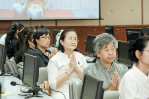 มรภ.เทพสตรี ร่วมกิจกรรม เข้าพรรษา เข้าหาธรรม เสริมสร้างคุณธรรม จริยธรรม ร่วมกับจังหวัดลพบุรี