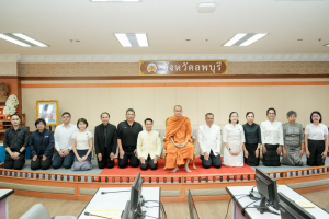 มรภ.เทพสตรี ร่วมกิจกรรม เข้าพรรษา เข้าหาธรรม เสริมสร้างคุณธรรม จริยธรรม ร่วมกับจังหวัดลพบุรี