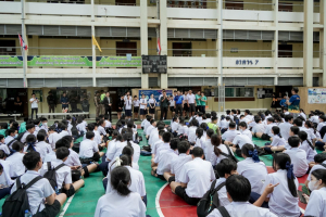 รร.สาธิต มรภ.เทพสตรี จัดกิจกรรมซ้อมแผนเผชิญเหตุภยันตราย เสริมสร้างความปลอดภัยและทักษะเอาชีวิตรอดให้แก่นักเรียน