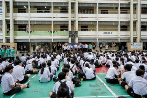 รร.สาธิต มรภ.เทพสตรี จัดกิจกรรมซ้อมแผนเผชิญเหตุภยันตราย เสริมสร้างความปลอดภัยและทักษะเอาชีวิตรอดให้แก่นักเรียน