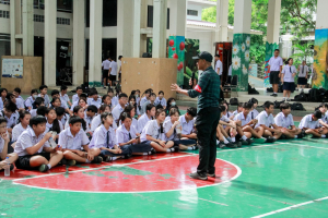 รร.สาธิต มรภ.เทพสตรี จัดกิจกรรมซ้อมแผนเผชิญเหตุภยันตราย เสริมสร้างความปลอดภัยและทักษะเอาชีวิตรอดให้แก่นักเรียน