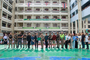 รร.สาธิต มรภ.เทพสตรี จัดกิจกรรมซ้อมแผนเผชิญเหตุภยันตราย เสริมสร้างความปลอดภัยและทักษะเอาชีวิตรอดให้แก่นักเรียน