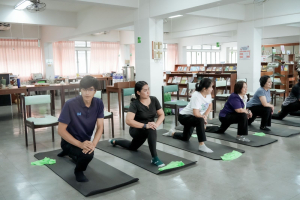 สำนักวิทยบริการฯ มรภ.เทพสตรี จัดอบรมยกระดับคุณภาพชีวิตบุคลากร เติมความรู้ป้องกัน ภาวะออฟฟิศซินโดรม มุ่งสู่การเป็นแหล่งเรียนรู้มาตรฐาน