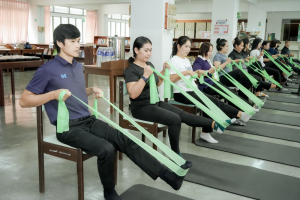สำนักวิทยบริการฯ มรภ.เทพสตรี จัดอบรมยกระดับคุณภาพชีวิตบุคลากร เติมความรู้ป้องกัน ภาวะออฟฟิศซินโดรม มุ่งสู่การเป็นแหล่งเรียนรู้มาตรฐาน