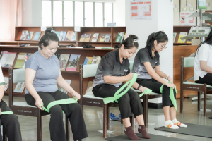 สำนักวิทยบริการฯ มรภ.เทพสตรี จัดอบรมยกระดับคุณภาพชีวิตบุคลากร เติมความรู้ป้องกัน ภาวะออฟฟิศซินโดรม มุ่งสู่การเป็นแหล่งเรียนรู้มาตรฐาน