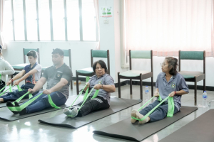 สำนักวิทยบริการฯ มรภ.เทพสตรี จัดอบรมยกระดับคุณภาพชีวิตบุคลากร เติมความรู้ป้องกัน ภาวะออฟฟิศซินโดรม มุ่งสู่การเป็นแหล่งเรียนรู้มาตรฐาน