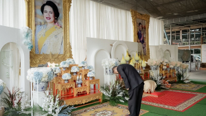 มรภ.เทพสตรี ร่วมพิธีสวดพระพุทธมนต์และเจริญจิตภาวนาอุทิศถวายพระราชกุศลแด่ สมเด็จพระบรมราชชนนีพันปีหลวง และอุทิศถวายพระกุศลแด่ สมเด็จพระเจ้าลูกเธอ เจ้าฟ้าพัชรกิติยาภาฯ