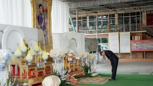 มรภ.เทพสตรี ร่วมพิธีสวดพระพุทธมนต์และเจริญจิตภาวนาอุทิศถวายพระราชกุศลแด่ สมเด็จพระบรมราชชนนีพันปีหลวง และอุทิศถวายพระกุศลแด่ สมเด็จพระเจ้าลูกเธอ เจ้าฟ้าพัชรกิติยาภาฯ