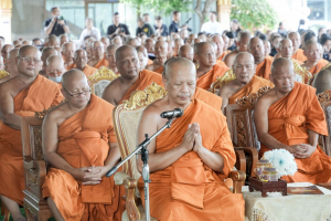 มรภ.เทพสตรี ร่วมพิธีสวดพระพุทธมนต์และเจริญจิตภาวนาอุทิศถวายพระราชกุศลแด่ สมเด็จพระบรมราชชนนีพันปีหลวง และอุทิศถวายพระกุศลแด่ สมเด็จพระเจ้าลูกเธอ เจ้าฟ้าพัชรกิติยาภาฯ