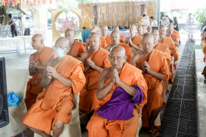 มรภ.เทพสตรี ร่วมพิธีสวดพระพุทธมนต์และเจริญจิตภาวนาอุทิศถวายพระราชกุศลแด่ สมเด็จพระบรมราชชนนีพันปีหลวง และอุทิศถวายพระกุศลแด่ สมเด็จพระเจ้าลูกเธอ เจ้าฟ้าพัชรกิติยาภาฯ