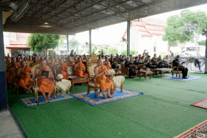 มรภ.เทพสตรี ร่วมพิธีสวดพระพุทธมนต์และเจริญจิตภาวนาอุทิศถวายพระราชกุศลแด่ สมเด็จพระบรมราชชนนีพันปีหลวง และอุทิศถวายพระกุศลแด่ สมเด็จพระเจ้าลูกเธอ เจ้าฟ้าพัชรกิติยาภาฯ