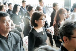 มรภ.เทพสตรี ร่วมพิธีสวดพระพุทธมนต์และเจริญจิตภาวนาอุทิศถวายพระราชกุศลแด่ สมเด็จพระบรมราชชนนีพันปีหลวง และอุทิศถวายพระกุศลแด่ สมเด็จพระเจ้าลูกเธอ เจ้าฟ้าพัชรกิติยาภาฯ