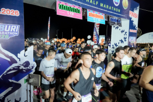 มรภ.เทพสตรี ร่วมพิธีเปิดการแข่งขันวิ่ง Lopburi Half Marathon 2026 ณ อ่างซับเหล็ก มุ่งหนุนท่องเที่ยวเชิงกีฬาและส่งเสริมสุขภาพชุมชน