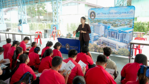 งานสื่อสารองค์กร มรภ.เทพสตรี จัดบูธประชาสัมพันธ์การรับสมัครนักศึกษาเคลื่อนที่ ยกระดับการสื่อสารสู่มาตรฐานสากล