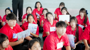งานสื่อสารองค์กร มรภ.เทพสตรี จัดบูธประชาสัมพันธ์การรับสมัครนักศึกษาเคลื่อนที่ ยกระดับการสื่อสารสู่มาตรฐานสากล