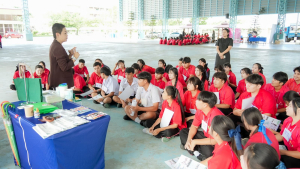 งานสื่อสารองค์กร มรภ.เทพสตรี จัดบูธประชาสัมพันธ์การรับสมัครนักศึกษาเคลื่อนที่ ยกระดับการสื่อสารสู่มาตรฐานสากล
