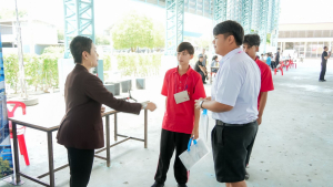 งานสื่อสารองค์กร มรภ.เทพสตรี จัดบูธประชาสัมพันธ์การรับสมัครนักศึกษาเคลื่อนที่ ยกระดับการสื่อสารสู่มาตรฐานสากล
