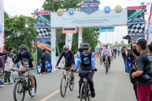มรภ.เทพสตรี ร่วมพิธีเปิดการแข่งขันจักรยาน Bike Rally-Tour of Lopburi 2026 กระตุ้นเศรษฐกิจและการท่องเที่ยว จ.ลพบุรี