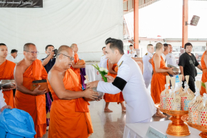 มรภ.เทพสตรี ร่วมพิธีทำบุญตักบาตรและพิธีบำเพ็ญกุศลทักษิณานุประทาน อุทิศถวายเป็นพระกุศลแด่ สมเด็จพระเจ้าลูกเธอ เจ้าฟ้าพัชรกิติยาภาฯ ในวาระครบ 100 วัน (สตมวาร)