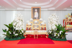 มรภ.เทพสตรี ร่วมพิธีทำบุญตักบาตรและพิธีบำเพ็ญกุศลทักษิณานุประทาน อุทิศถวายเป็นพระกุศลแด่ สมเด็จพระเจ้าลูกเธอ เจ้าฟ้าพัชรกิติยาภาฯ ในวาระครบ 100 วัน (สตมวาร)