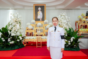 มรภ.เทพสตรี ร่วมพิธีทำบุญตักบาตรและพิธีบำเพ็ญกุศลทักษิณานุประทาน อุทิศถวายเป็นพระกุศลแด่ สมเด็จพระเจ้าลูกเธอ เจ้าฟ้าพัชรกิติยาภาฯ ในวาระครบ 100 วัน (สตมวาร)