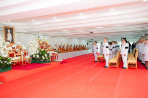 มรภ.เทพสตรี ร่วมพิธีทำบุญตักบาตรและพิธีบำเพ็ญกุศลทักษิณานุประทาน อุทิศถวายเป็นพระกุศลแด่ สมเด็จพระเจ้าลูกเธอ เจ้าฟ้าพัชรกิติยาภาฯ ในวาระครบ 100 วัน (สตมวาร)
