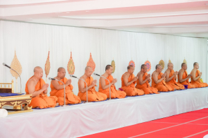 มรภ.เทพสตรี ร่วมพิธีทำบุญตักบาตรและพิธีบำเพ็ญกุศลทักษิณานุประทาน อุทิศถวายเป็นพระกุศลแด่ สมเด็จพระเจ้าลูกเธอ เจ้าฟ้าพัชรกิติยาภาฯ ในวาระครบ 100 วัน (สตมวาร)