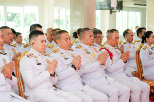 มรภ.เทพสตรี ร่วมพิธีทำบุญตักบาตรและพิธีบำเพ็ญกุศลทักษิณานุประทาน อุทิศถวายเป็นพระกุศลแด่ สมเด็จพระเจ้าลูกเธอ เจ้าฟ้าพัชรกิติยาภาฯ ในวาระครบ 100 วัน (สตมวาร)